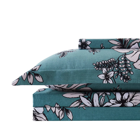 Flourish Sheet Set, Green