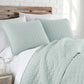 Circles Classic Quilt Set, Light Green