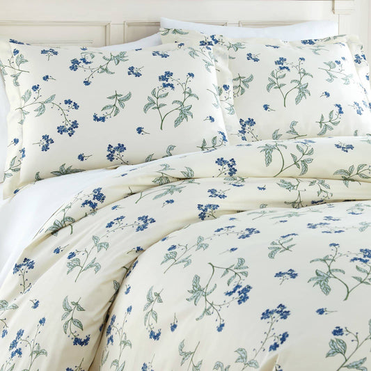 Forget Me Not Duvet Cover Set, Ivory