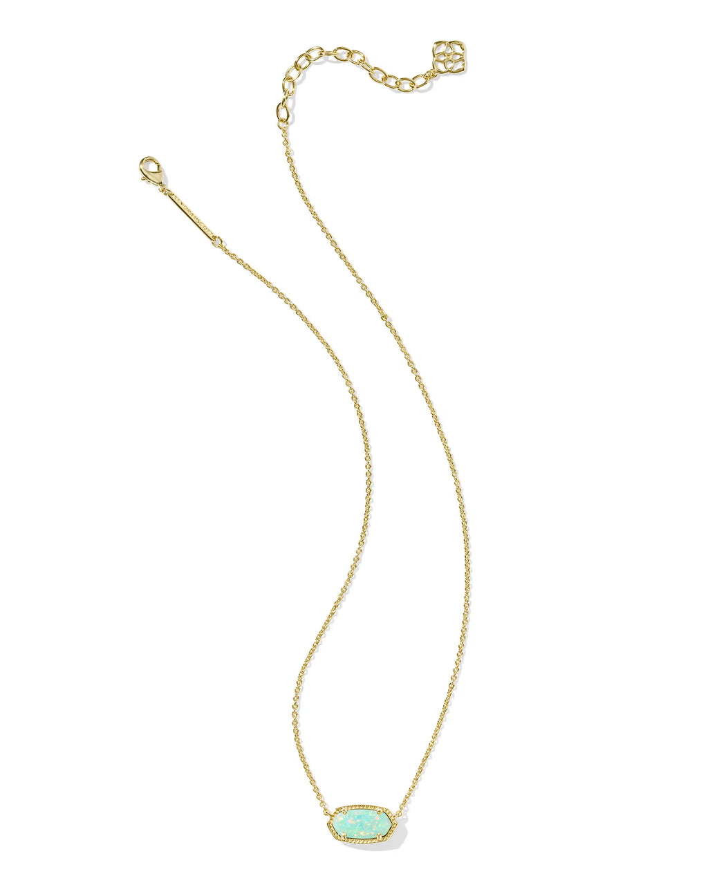 Kendra Scott Elisa Necklace, Green Opal