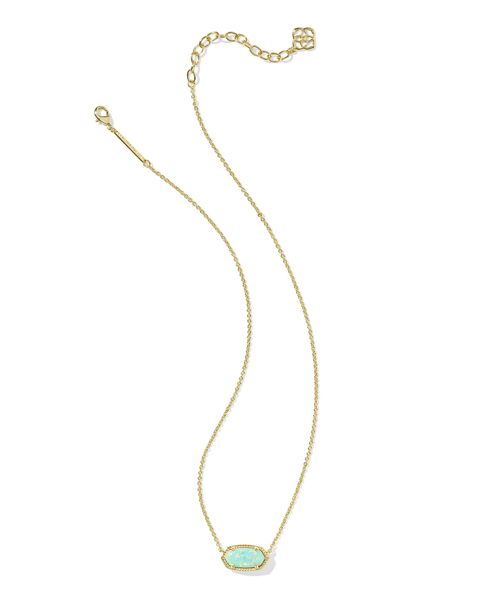 Kendra Scott Elisa Necklace, Green Opal