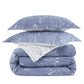 Botanical Reversible Comforter Set, Blue