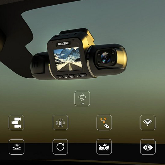 Rexing V2 Pro 3 Channel AI Car Dash Cam