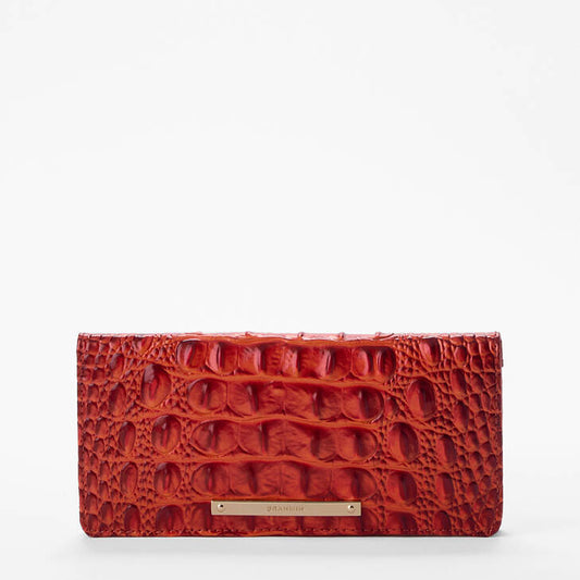 Brahmin Melbourne Collection Ady Wallet, Radiant Red