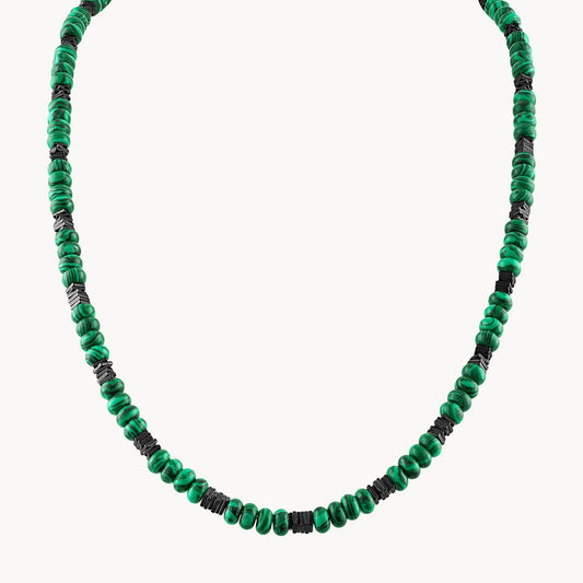 Bulova Malachite Necklace