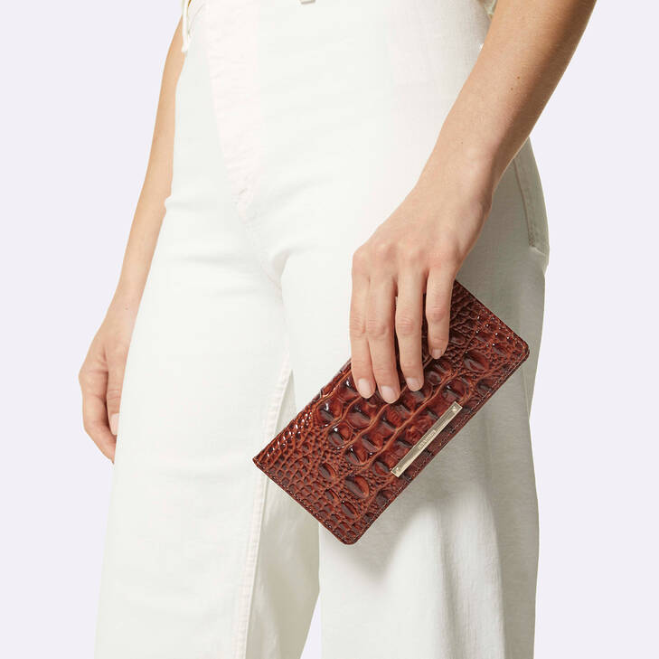 Brahmin Melbourne Collection Ady Wallet, Ivory Dream