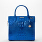 Brahmin Melbourne Collection Caroline Satchel, Cobalt Potion