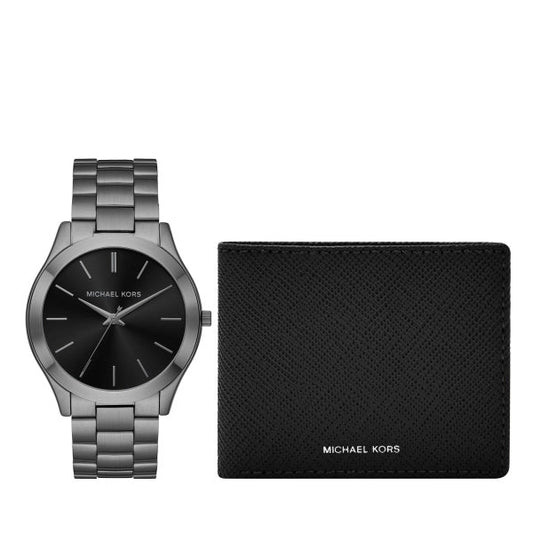 Michael Kors - Slim Runway Watch & Wallet Set