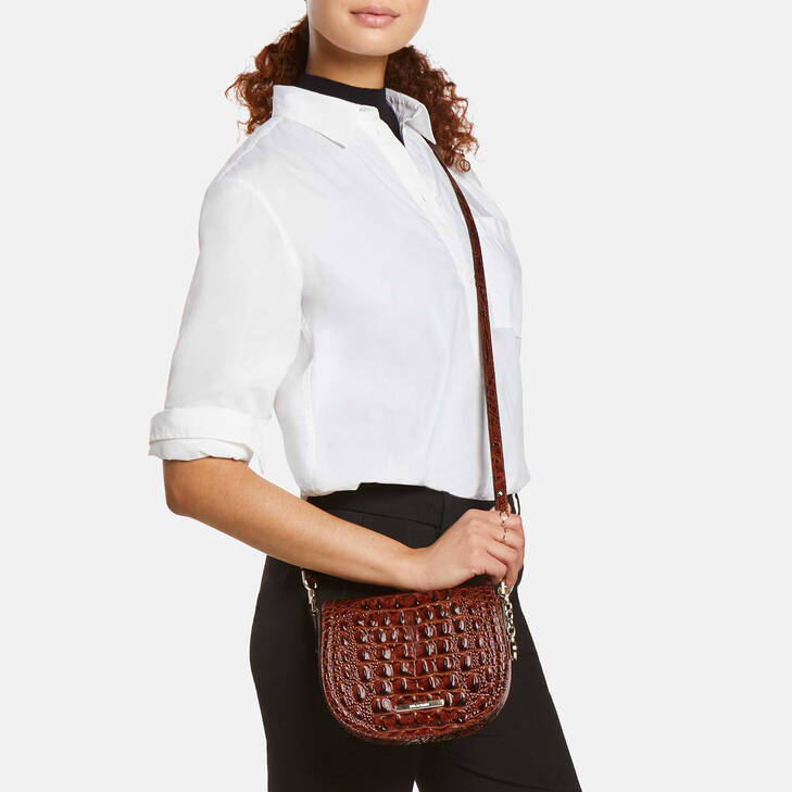 Brahmin Melbourne Collection Briar Crossbody, Radiant Red