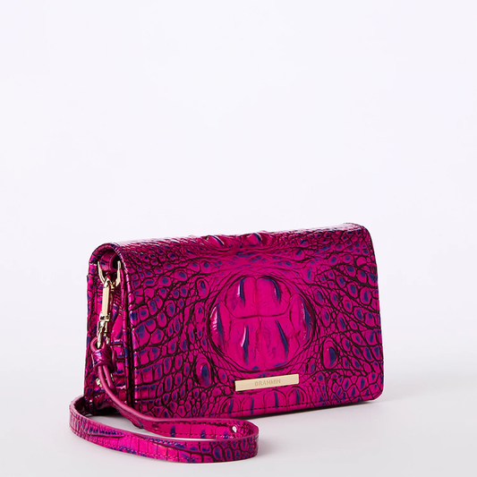 Brahmin Melbourne Collection Minuette Crossbody, Voltage Violet