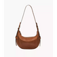 Fossil Harwell Leather Hobo Bag, Medium Brown