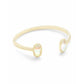 Kendra Scott Elton Gold Cuff Bracelet, Dichroic Glass