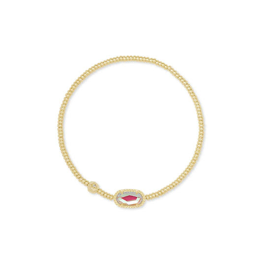 Kendra Scott Grayson Stretch Dichroic Glass Bracelet, Gold