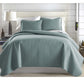 Small Squares Classic Quilt Set, Steel Blue